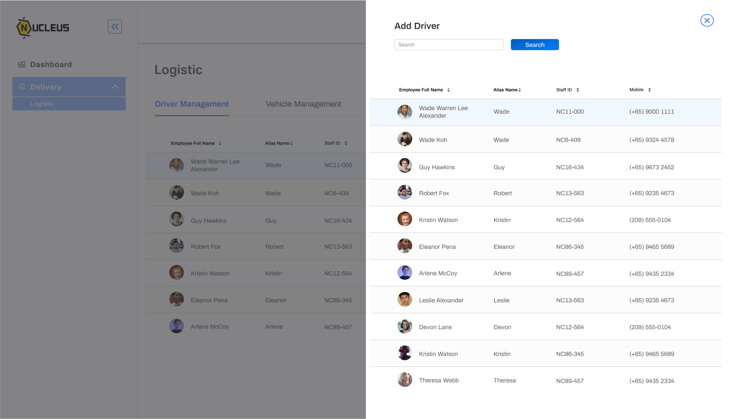 Assign Driver